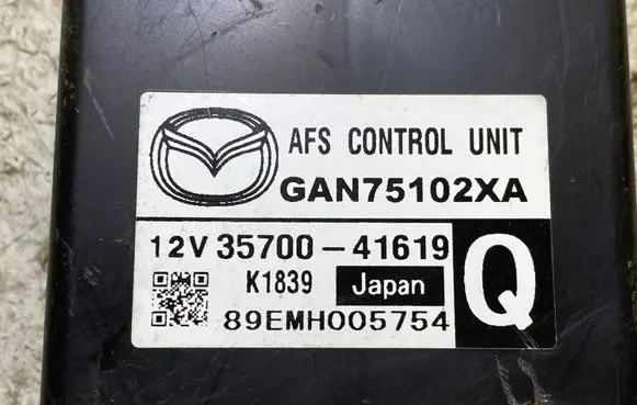 Mazda 6 Other control units/modules GAN75102XA 3570041619 89EMH005754