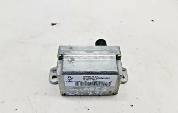 Volkswagen Touareg I ESP acceleration yaw rate sensor 7E0907652A nr2273