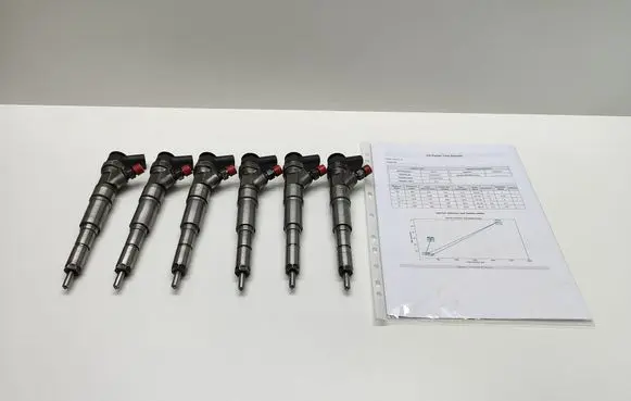 BMW 5 E60 E61 Fuel injectors set 7789661 0445110131