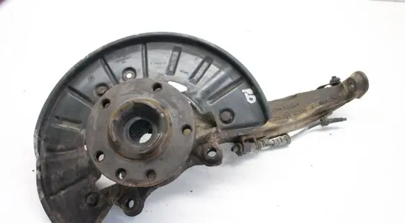 Volkswagen Touareg II Front wheel hub spindle knuckle 7P6407246A