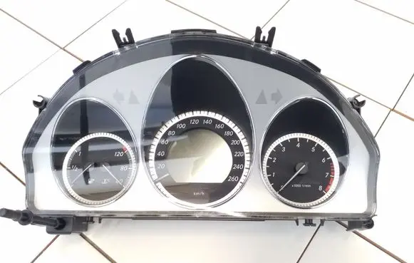 Mercedes-Benz C W204 Speedometer (instrument cluster) A2049000905 A2049013200 A2049022702