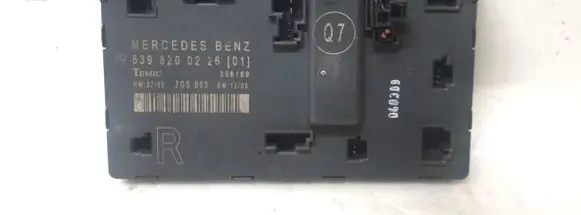 Mercedes-Benz Vito Viano W639 Other control units/modules 6398200226