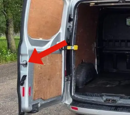 Ford Transit Custom Loading door lock loop/hook striker 