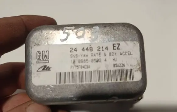 Opel Astra H ESP acceleration yaw rate sensor 24448214 10098505024 DY75F04E3A