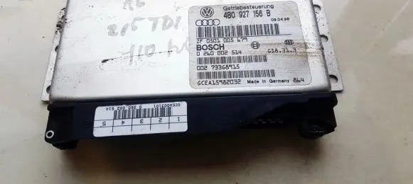 Audi A6 S6 C5 4B Gearbox control unit/module 4B0927156B ZF0501005679