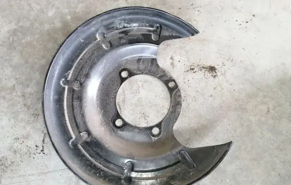 Opel Astra K Rear brake disc plate dust cover 