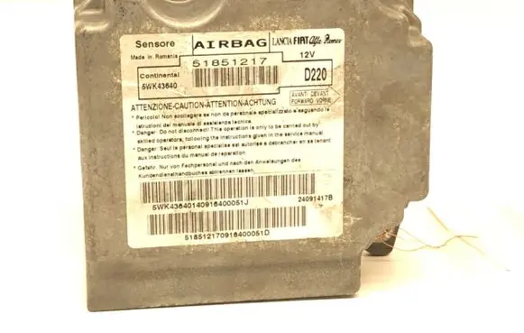 Fiat Bravo Airbag deployment crash/impact sensor 51851217