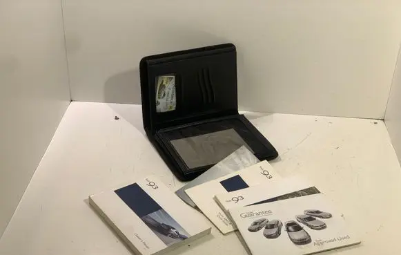 Saab 9-3 Ver1 Owners service history hand book 