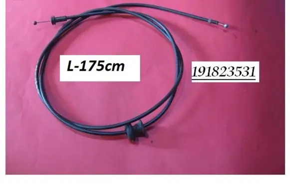 Volkswagen Polo II 86C 2F Engine bonnet/hood lock release cable 191823531 191823533