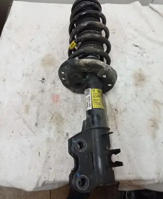 Front shock absorber with coil spring