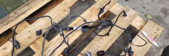 Audi A7 S7 4G Parking sensor (PDC) wiring loom 4G8971085BT 1S0919275A