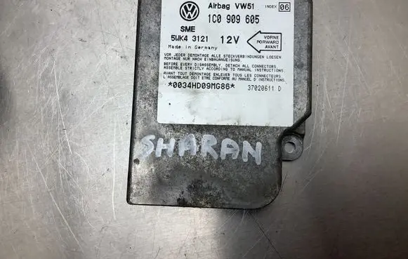 Volkswagen Sharan Airbag control unit/module 1C0909605 37020611D 5WK4312
