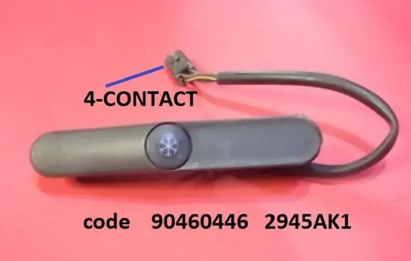 Opel Omega B1 Air conditioning (A/C) switch 90460446 2945AK1