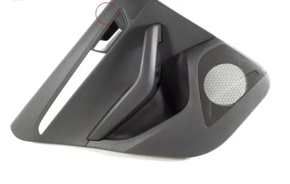 Rear door card panel trim