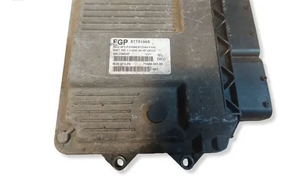 Fiat Grande Punto Engine control unit/module ECU 51781568 MJD6F3P4 HW03P