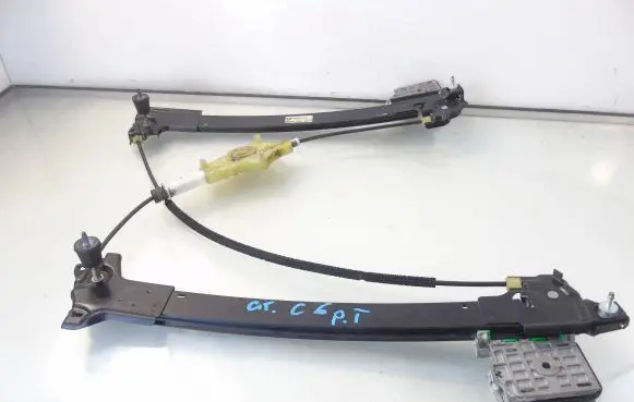 Front door window regulator with motor