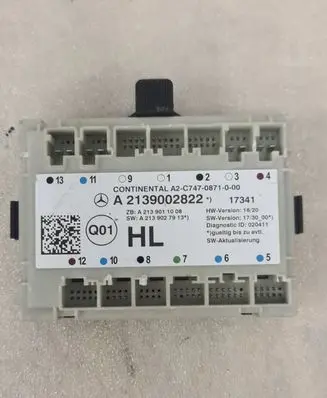 Mercedes-Benz S W222 Door control unit/module A2139002822