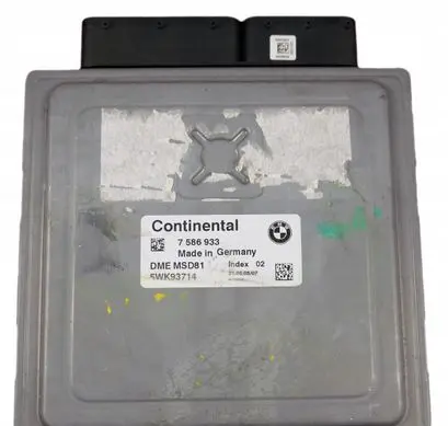 BMW 5 E60 E61 Engine control unit/module 7586933 5WK93714