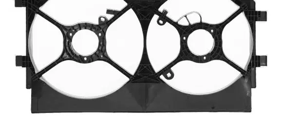 Peugeot 4008 Radiator cooling fan shroud 1355A205 1355A093 1355A131