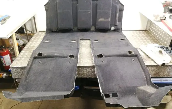 Lexus RX 450H Front floor carpet liner 5851048490