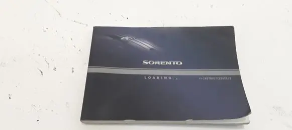 KIA Sorento Owners service history hand book 