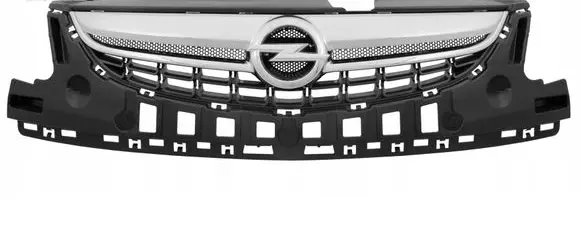 Opel Corsa D Front bumper upper radiator grill 13286000