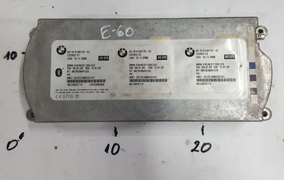 BMW 5 E60 E61 Bluetooth control unit module 9138179