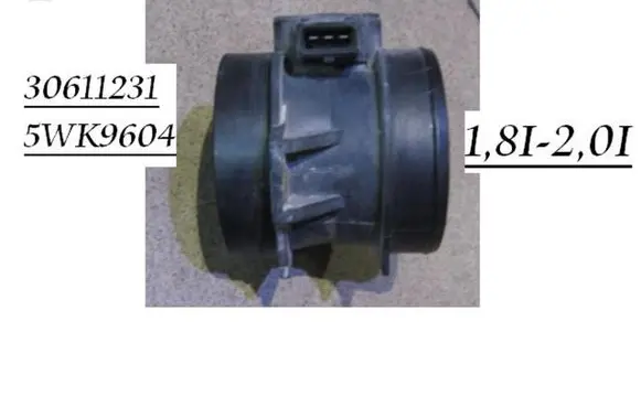 Volvo S40, V40 Mass air flow meter 30611231 5WK9604