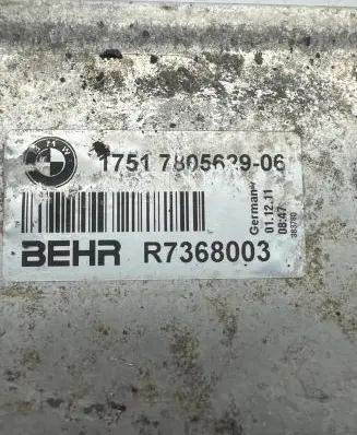 BMW 5 F10 F11 Intercooler radiator 17517805629 R7368003