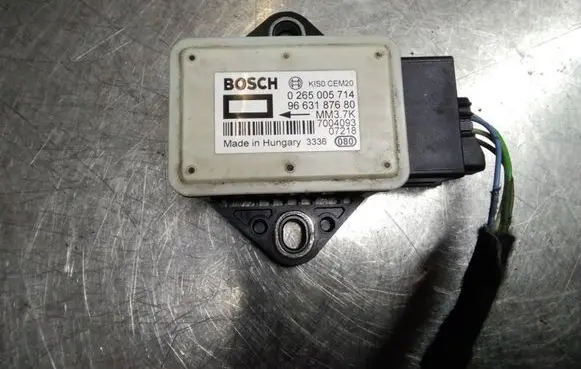 Peugeot 308 ESP acceleration yaw rate sensor 0265005714 9663187680