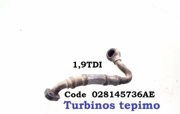 Volkswagen PASSAT B3 Turbo turbocharger oiling pipe/hose 028145736AE