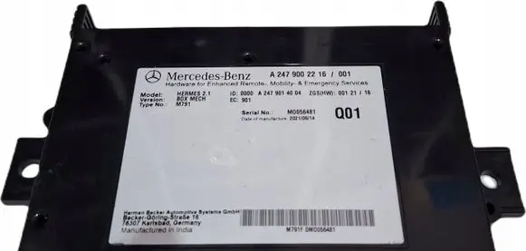 Mercedes-Benz GLA H247 Bluetooth control unit module A2479002216
