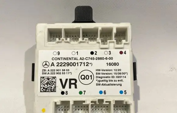 Mercedes-Benz C W205 Door control unit/module A2229001712 A2229015603 2229001712