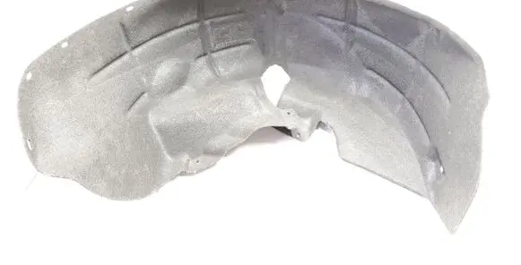 Rear arch fender liner splash guards