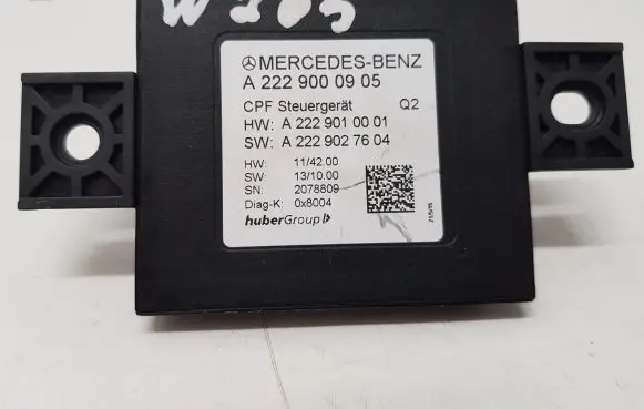 Mercedes-Benz C W205 Camera control unit module A2229000905 A2229010001 A2229027604