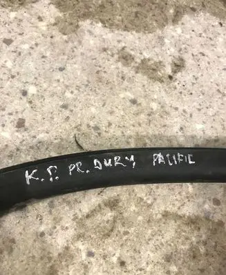 Chrysler Pacifica Front door rubber seal 