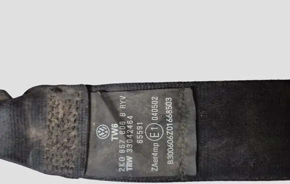 Volkswagen Caddy Front seatbelt 2K0857806B 33042464