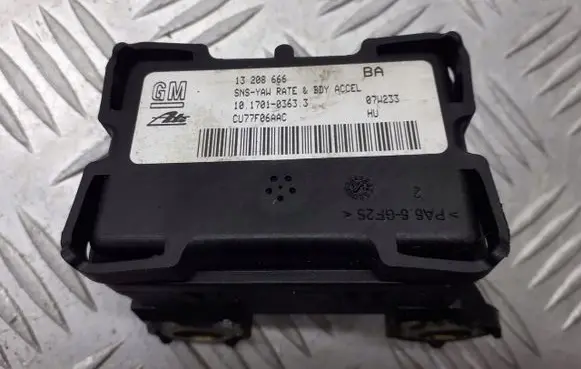 Opel Astra G ESP acceleration yaw rate sensor 13208666