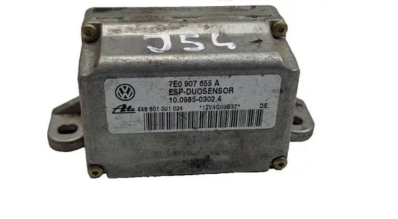 Volkswagen Touareg I ESP acceleration yaw rate sensor 7E0907655A
