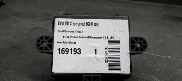 Volvo S60 Door control unit/module 31318953