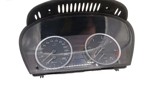 BMW 5 E60 E61 Speedometer (instrument cluster) 62116958600 6958600