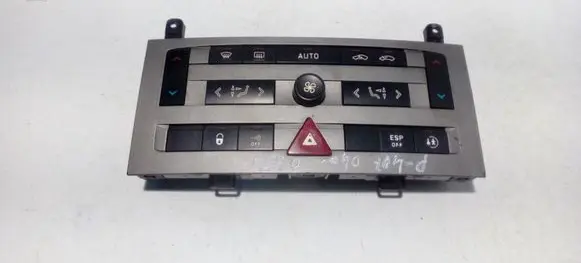 Peugeot 407 Climate control unit 96573322 96573322YW01 VP4PUH18C612FE