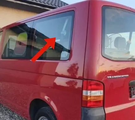 Volkswagen Transporter - Caravelle T5 Rear side window 7H1845331E 08072004