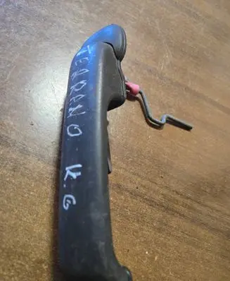 Rear door exterior handle