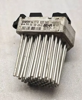 BMW X3 E83 Heater blower motor/fan resistor 64116920365 0724553 5HL00843600