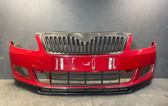 Skoda Fabia Mk2 (5J) Front bumper 5J0807221D 5J0853668C 5J0807705A