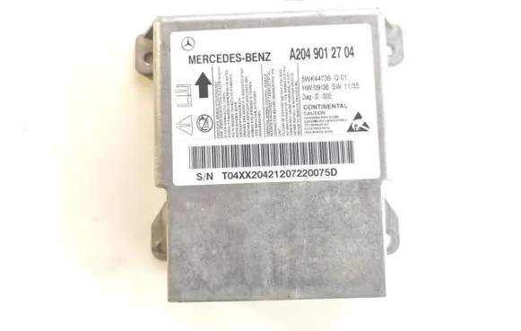 Mercedes-Benz C W204 Airbag control unit/module A2049012704 5WK44739