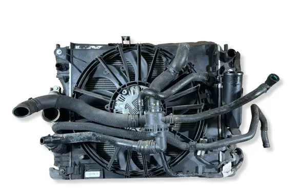 Jaguar XJ X351 Radiator set 9X238C607BF 9X238005CC