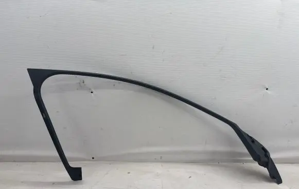 Front door glass trim molding