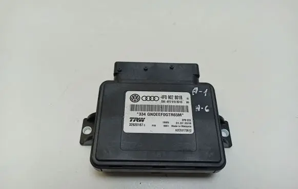 Audi A6 S6 C6 4F Hand brake control module 4F0907801B 4F0910801D